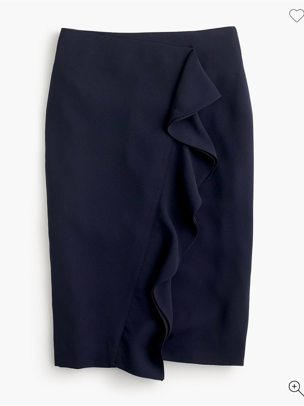 J. Crew Academia Ruffle Pencil Skirt